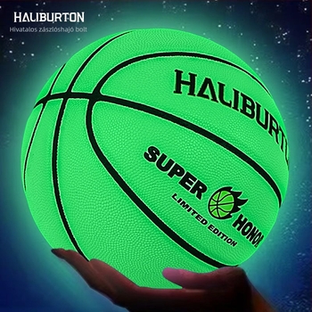 Kültéri PU kosárlabda – világító a sötétben, kopásálló, testreszabható logóval