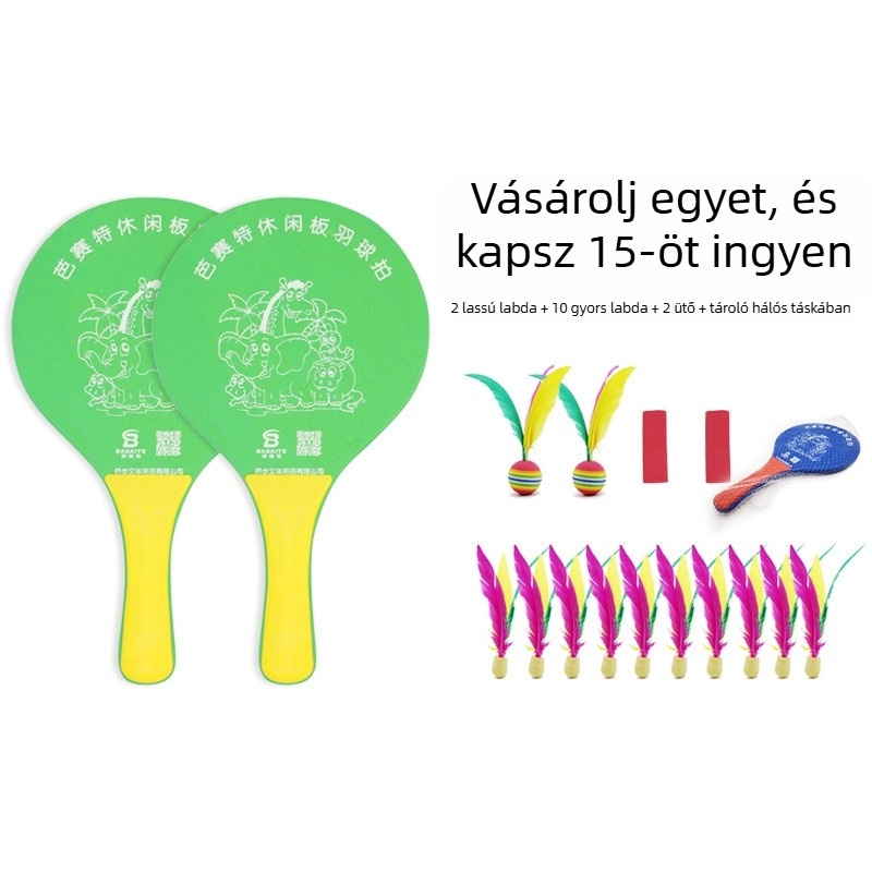 Dance Sail asztaliteniszütő – fa alap, egyenes ragasztó gumi, közvetlen ütés