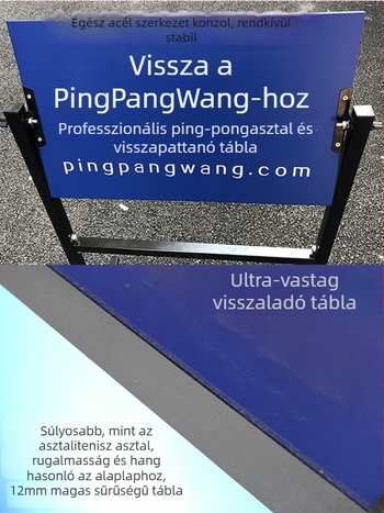 Asztalitenisz visszacsapó tábla otthoni edzéshez – professzionális visszacsapó, önképzés