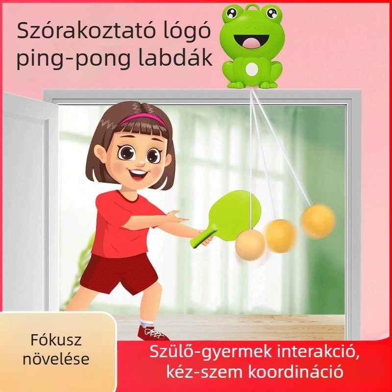 Asztalitenisz-rakéta Poplar penge, ragasztó gumikkal, egyenes kialakítás, modell 2152, logónyomtatás elérhető
