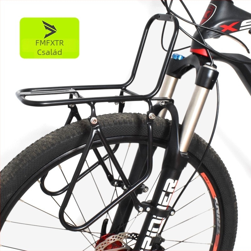 Hegyi kerékpár első váz vastagított kosár- és táskatarúval (Anyag: acél; Márka: FMFXTR; Feldolgozás testreszabható: Igen; Licencelt magánjelzés: Igen; Uniszex)