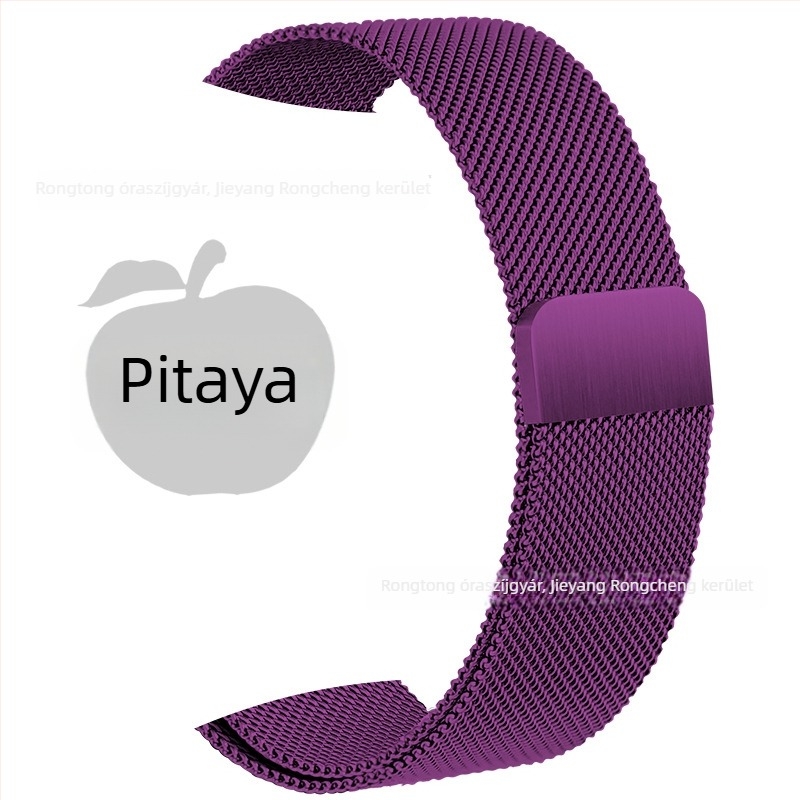 Rozsdamentes acél Milanese szíj mágneses csattal Apple Watch S8-hoz (20mm/22mm)