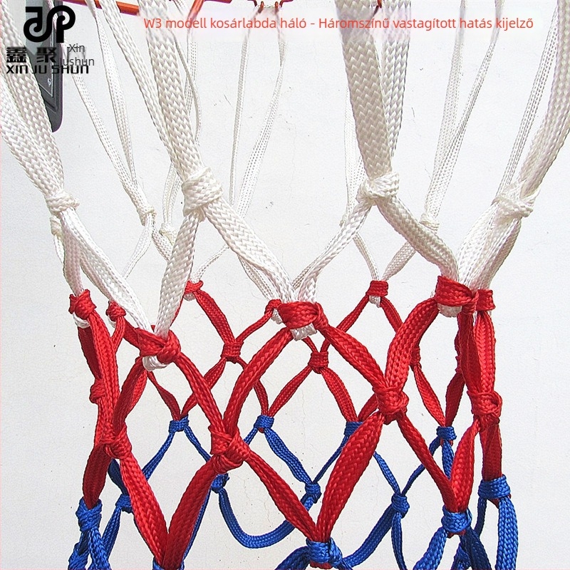Xin Jushun megerősített nylon kosárlabda háló, súlyváltozatok 0,7/0,9/1,2 kg