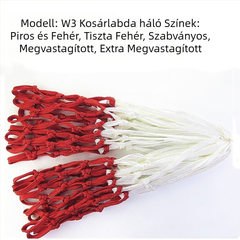 Xin Jushun megerősített nylon kosárlabda háló, súlyváltozatok 0,7/0,9/1,2 kg