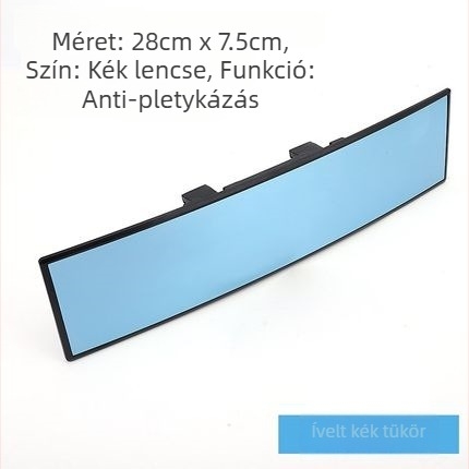 Autó belső tolató tükre, nagy látómező, anti‑tükröződés, tolatáshoz