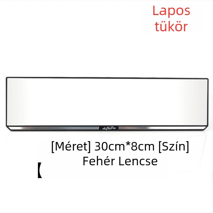 Autó belső tolató tükre, nagy látómező, anti‑tükröződés, tolatáshoz