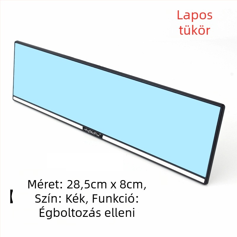 Autó belső tolató tükre, nagy látómező, anti‑tükröződés, tolatáshoz
