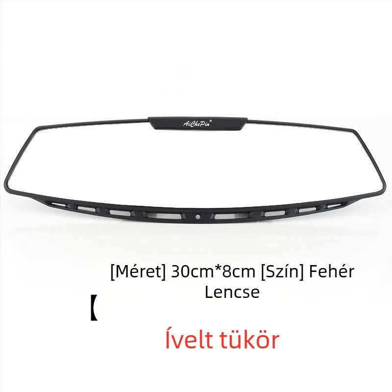 Autó belső tolató tükre, nagy látómező, anti‑tükröződés, tolatáshoz