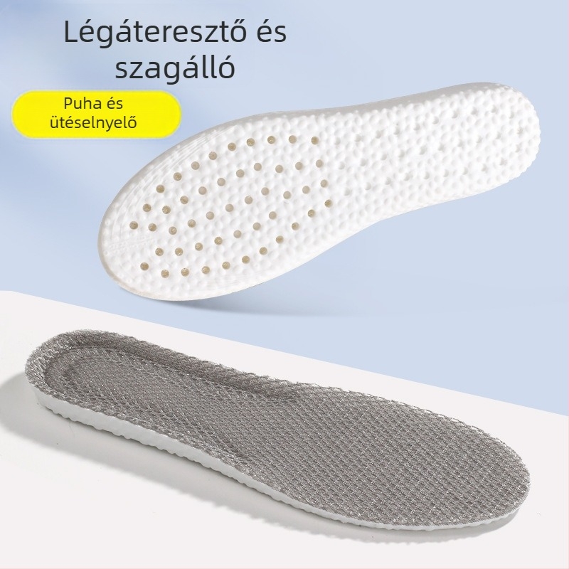 PU talpbetét sportcipőkhöz, modell 5080-háló textúra, teljes hosszúságú párnázás, badmintonhoz, uniszex