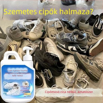 Habos cipőtisztító folyadék fertőtlenítésre és fehérítésre — kefét nem igényel, hálós cipőkhöz