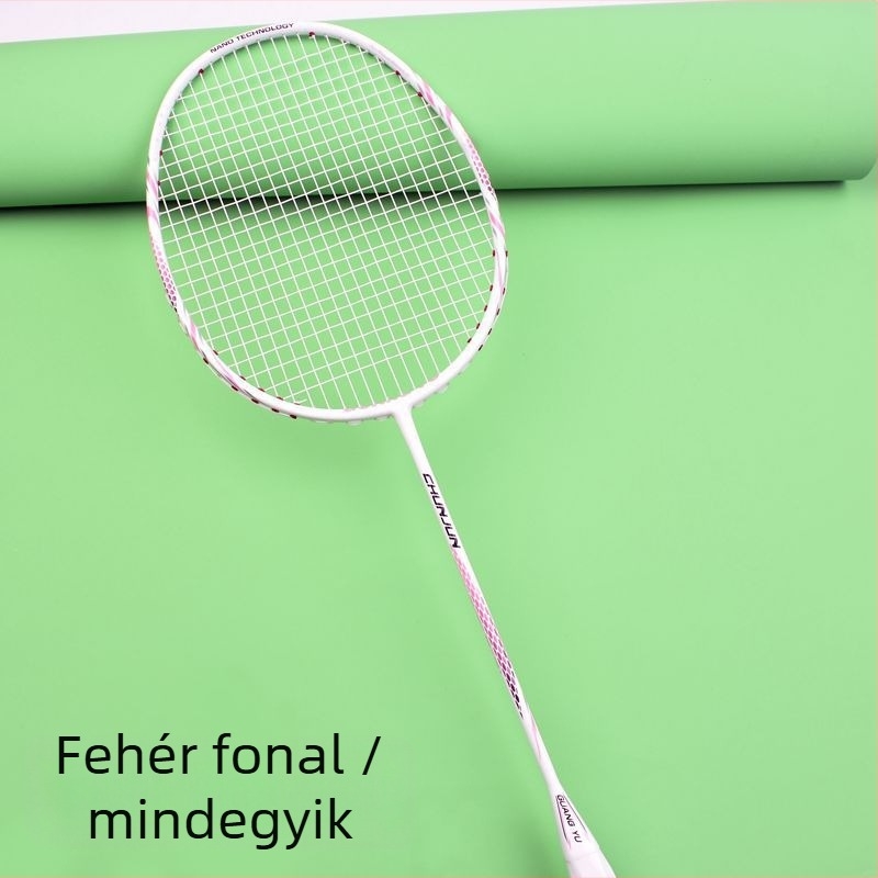 Csxh tollaslabda ütő, váz szálas karbon, súly 75–79 g, fogantyú G5, egyenes nyél, amatőröknek
