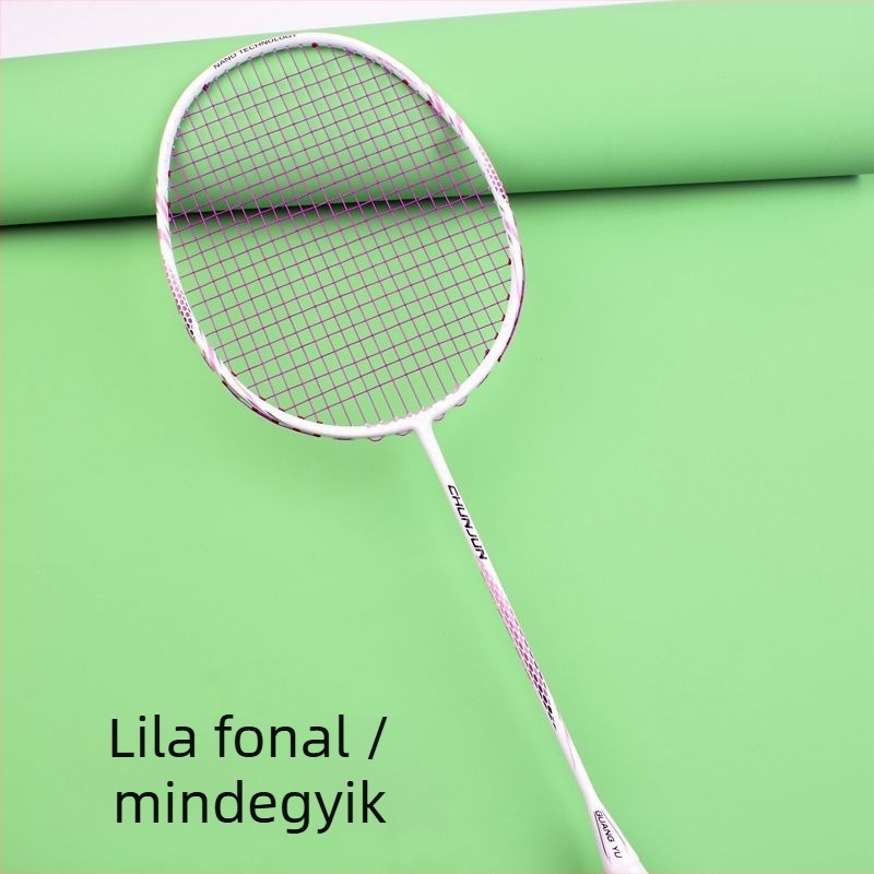 Csxh tollaslabda ütő, váz szálas karbon, súly 75–79 g, fogantyú G5, egyenes nyél, amatőröknek