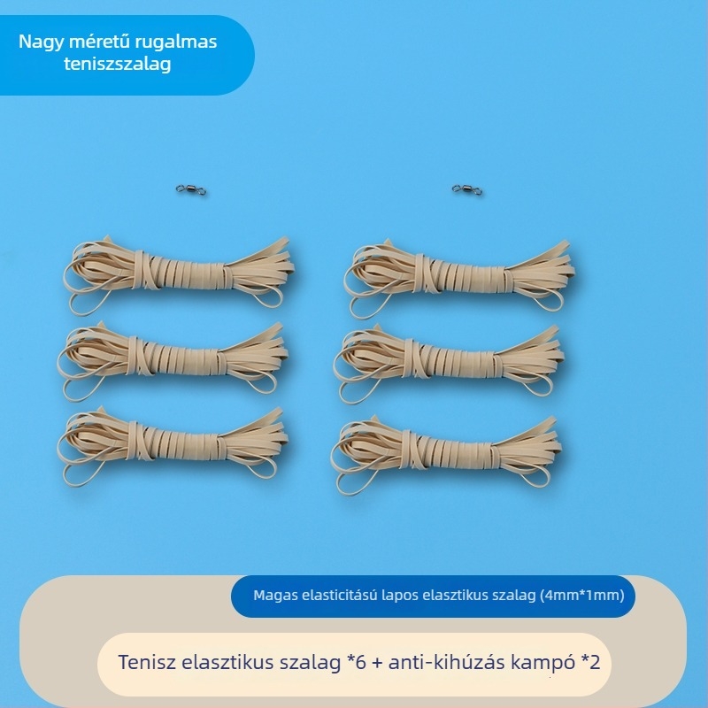 Tenisz edzőhúr egyéni gyakorláshoz - rugalmas, nagy szakítószilárdságú visszaverő vonal