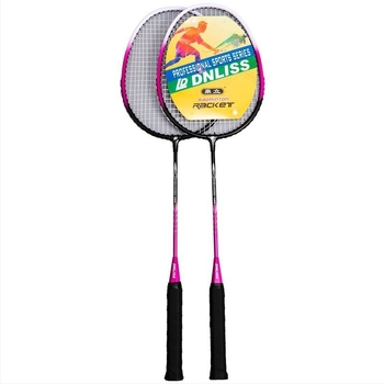 Badmintonütő készlet – Dingli, keret vasötvözetből, nylon húrok, 90–94 g, markolat G2, egyenes ütés