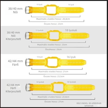 Xiangqi Apple Watch védőtok és szíj készlet — TPU gumi, egyrészes dizájn, eredeti stílus, téli 2023 kiadás