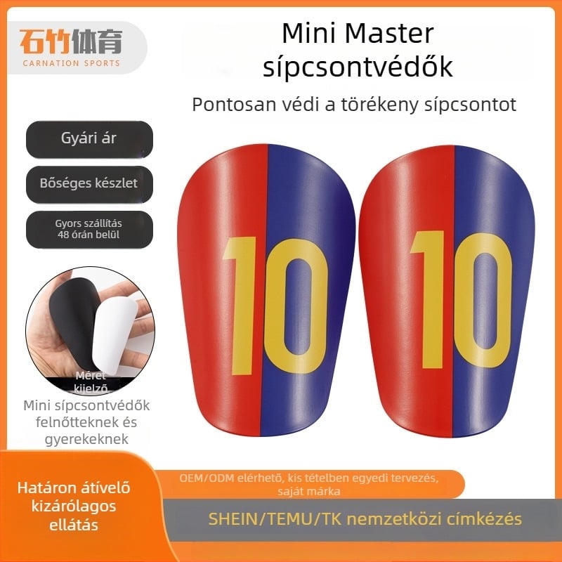 PU anyagú sípcsontvédők, személyre szabhatóak, futballhoz, kosárlabdához és röplabdához