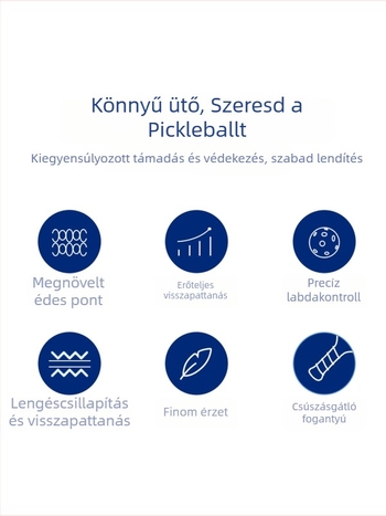 Kiváló minőségű nyárfa pickleball ütő felnőtteknek – készlet edzés kezdőknek, testre szabható
