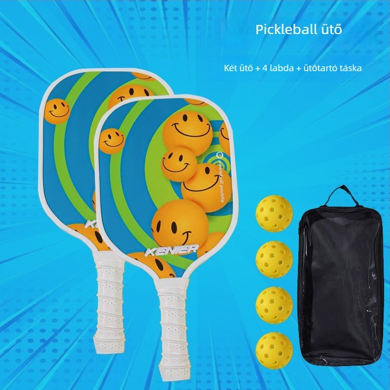 Kiváló minőségű nyárfa pickleball ütő felnőtteknek – készlet edzés kezdőknek, testre szabható