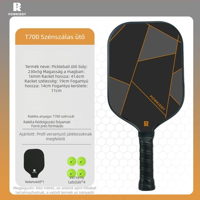 Pickleball ütő Devils karbon szálas - 230 g