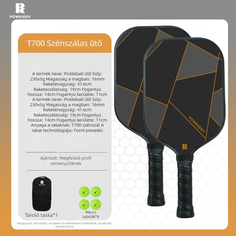 Pickleball ütő Devils karbon szálas - 230 g