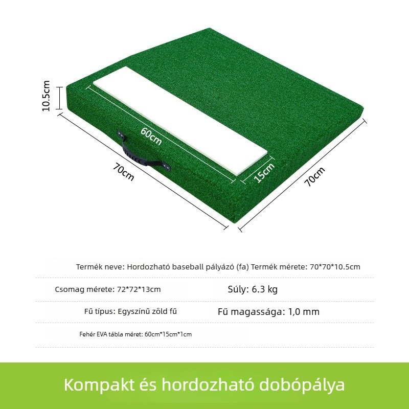 Baseball és softball dobó edzőmatrac — EVA anyag, Merry márka, Logónyomtatás elérhető, Személyre szabás elérhető, Baseball és softball edzésre