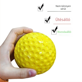 PU anyagú tömör baseball-labdákkal használható dobógép baseball és softball számára, 9 és 12 hüvelyk, tartós és kopásálló