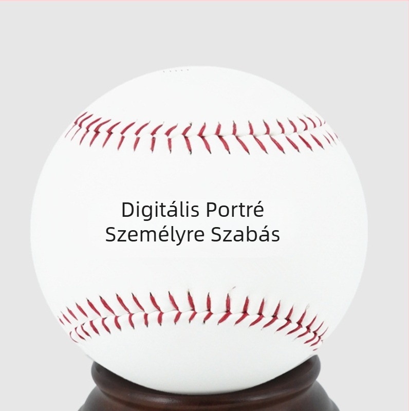 Otidas baseball-labda személyre szabott portré logóval, PVC-anyag, szitanyomás és dombornyomott nyomtatás, testreszabás elérhető