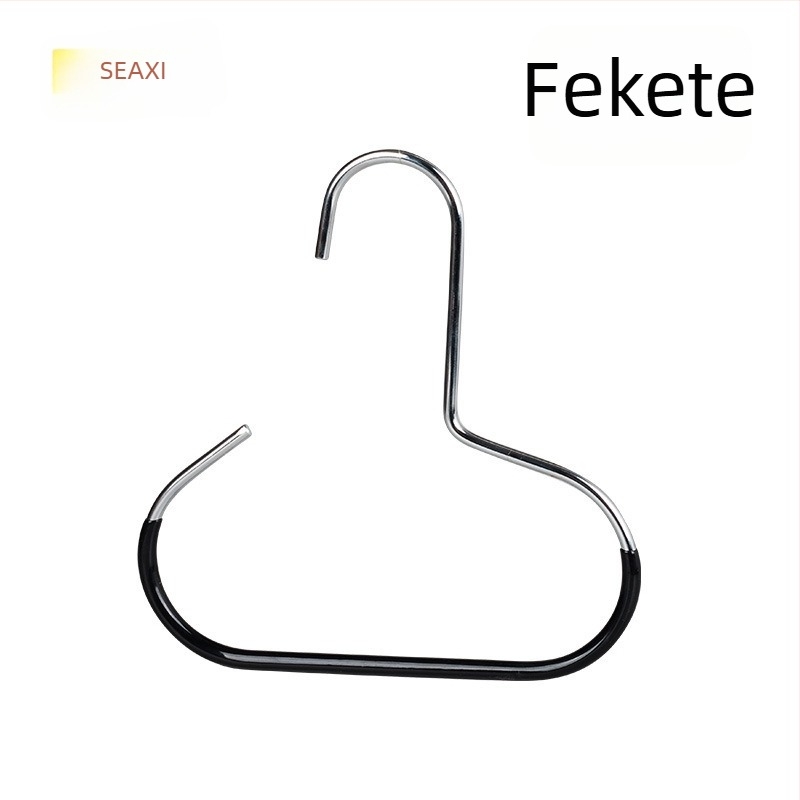 Rozsdamentes acél sálakasztó — modern minimalist stílus, ideális ruhák, nadrágok és nyakkendők tárolására, 2024-ben debütált.