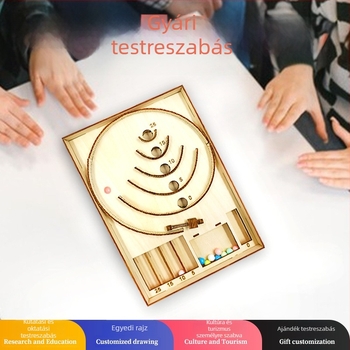 Fából készült 3D puzzle asztali oktatási játék – többfunkciós, testreszabható rajzokkal, 7-14 éveseknek