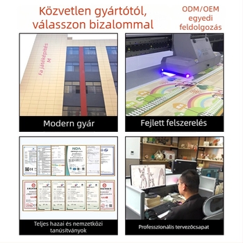Fából készült 3D puzzle asztali oktatási játék – többfunkciós, testreszabható rajzokkal, 7-14 éveseknek