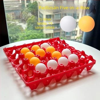 Műanyag belső játék családi játékhoz: asztalitenisz, Gomoku és Tic-Tac-Toe, 4–14 éveseknek