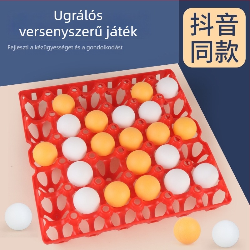 Műanyag belső játék családi játékhoz: asztalitenisz, Gomoku és Tic-Tac-Toe, 4–14 éveseknek