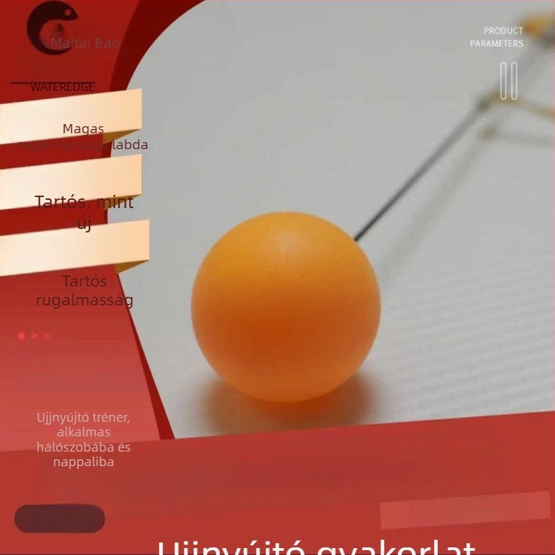 Asztalitenisz-edzésgép kemény, magas rugalmú labdákkal – otthoni edzés, elektromos és manuális üzemmód