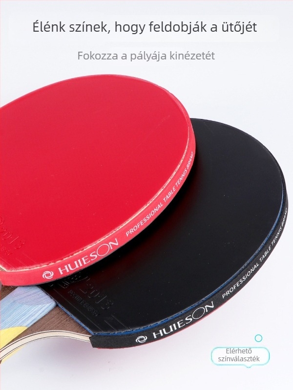 Huieson asztaliteniszütő szivacsos élvédő sávval, élvédő, 1–2 mm vastagság, logónyomás lehetőség