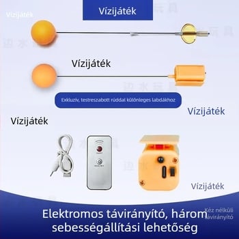 Távirányítós elektromos asztalitenisz labda, állítható keménységgel és rugalmassággal, gyors/lassú üzemmóddal és magas frekvenciával.