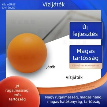 Távirányítós elektromos asztalitenisz labda, állítható keménységgel és rugalmassággal, gyors/lassú üzemmóddal és magas frekvenciával.