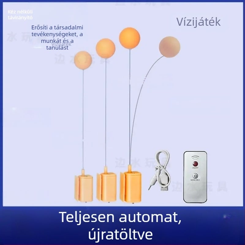 Távirányítós elektromos asztalitenisz labda, állítható keménységgel és rugalmassággal, gyors/lassú üzemmóddal és magas frekvenciával.