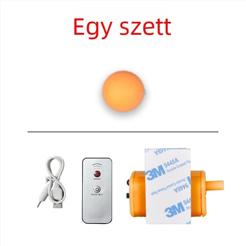 Távirányítós elektromos asztalitenisz labda, állítható keménységgel és rugalmassággal, gyors/lassú üzemmóddal és magas frekvenciával.