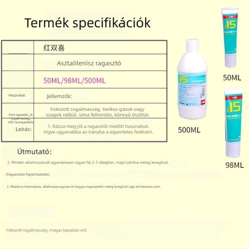 Asztalitenisz ragasztó - Anorganikus ragasztó gumilapok ragasztásához, 50 ml, DHS (Double Happiness)