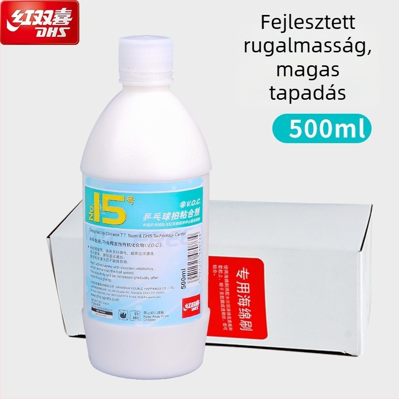 Asztalitenisz ragasztó - Anorganikus ragasztó gumilapok ragasztásához, 50 ml, DHS (Double Happiness)