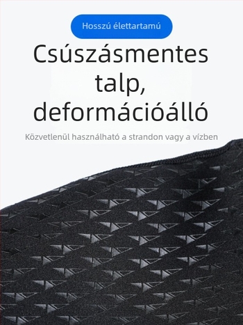 Sbart/Shabbat búvár zokni, 3 mm neoprén, 90% neoprén / 10% nylon, vágásálló, csúszásmentes