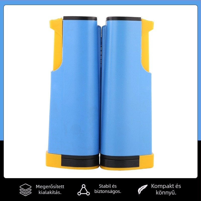 Hordozható asztalitenisz hálókeret, univerzális, PVC/ABS anyagból, 190 cm-es teleszkópos hossz, 5 cm-es rögzítési nyílás