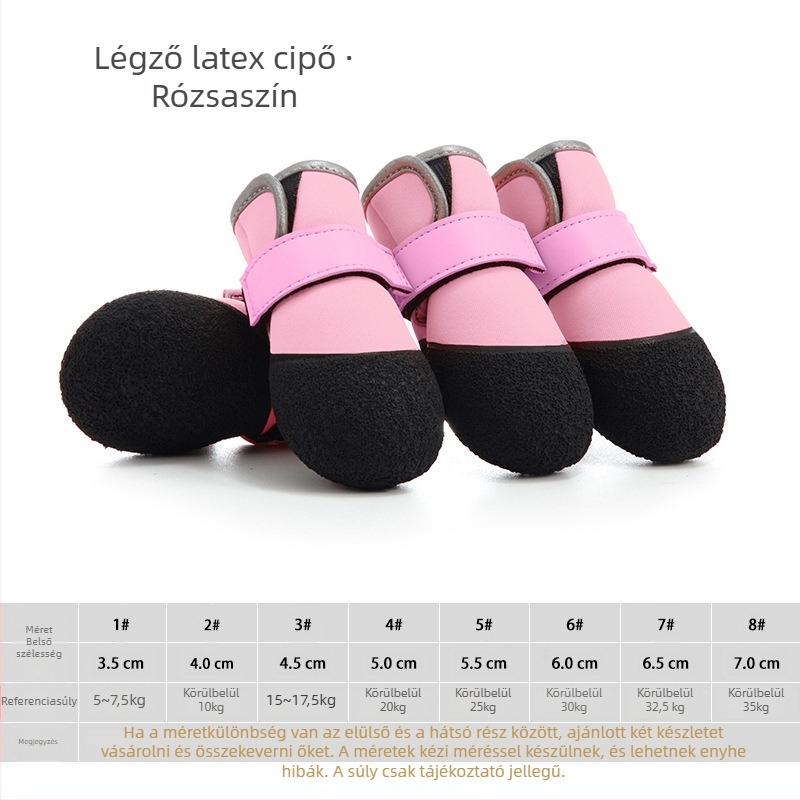 hcpet Kutyacipő — lélegző, kopásálló poliészterből, kutyák számára