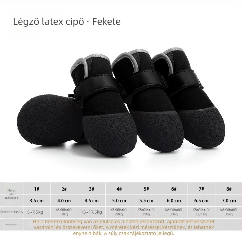 hcpet Kutyacipő — lélegző, kopásálló poliészterből, kutyák számára