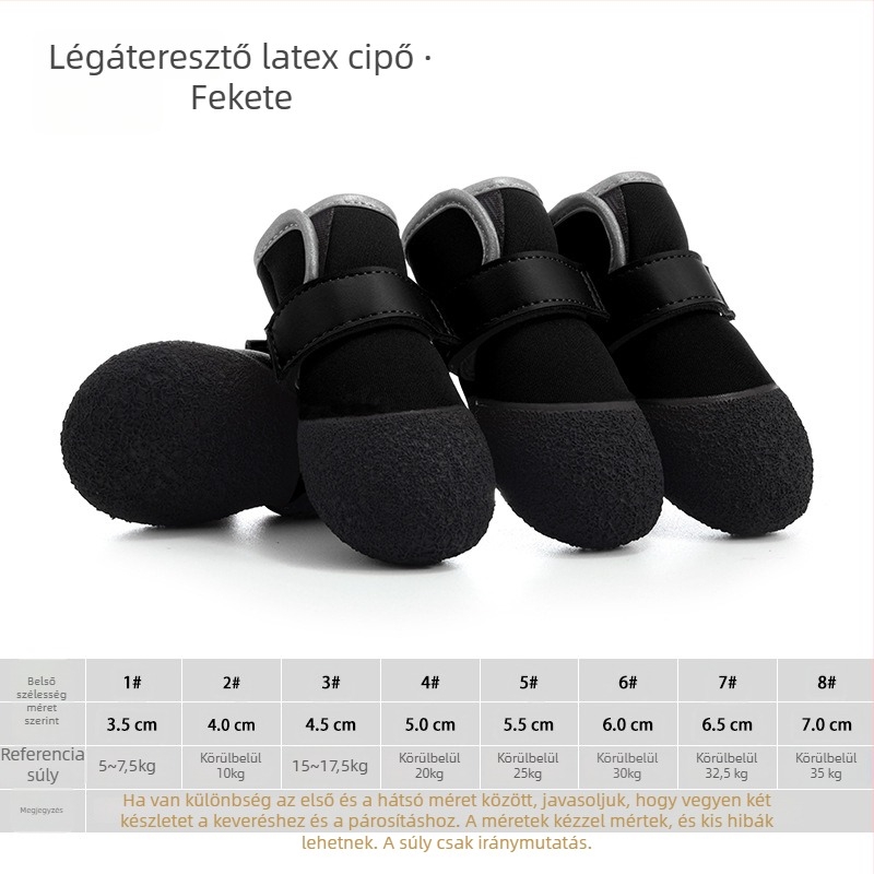 hcpet kutyacipő — kopásálló kutyáknak (Poliészter • hcpet • kutyáknak • kopásállóság)