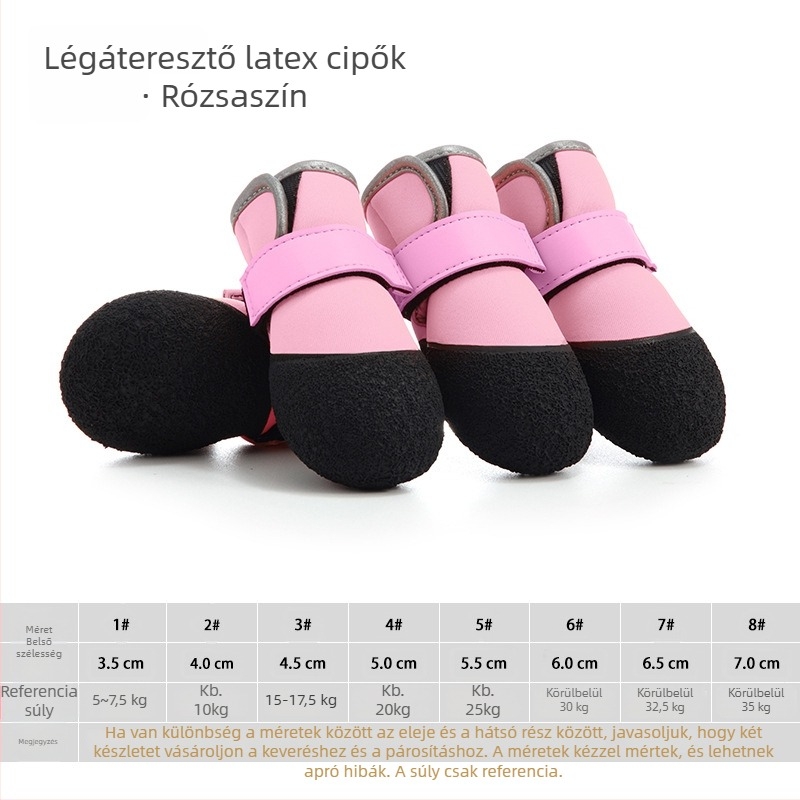 Kutyacipő - Poliészter, kopásálló, légáteresztő, HCpet márka, kutyáknak