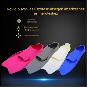 Rövid snorkel-uszonyok gyerekeknek és felnőtteknek, TPR anyag, testreszabható, edzésusonyok, kategória: Egyéb