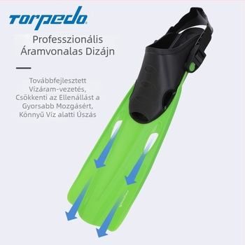 Könnyű snorkel-uszonyok, uniszex, hordozható úszáshoz és merüléshez