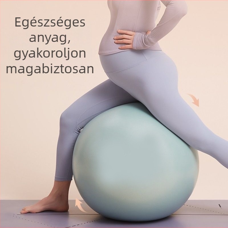 75 cm robbanásbiztos jóga labda – professzionális jóga eszköz nőknek, terhesség, pilates és fitnesz