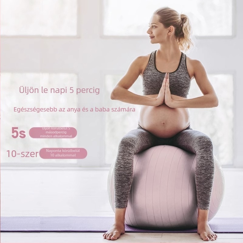 75 cm robbanásbiztos jóga labda – professzionális jóga eszköz nőknek, terhesség, pilates és fitnesz